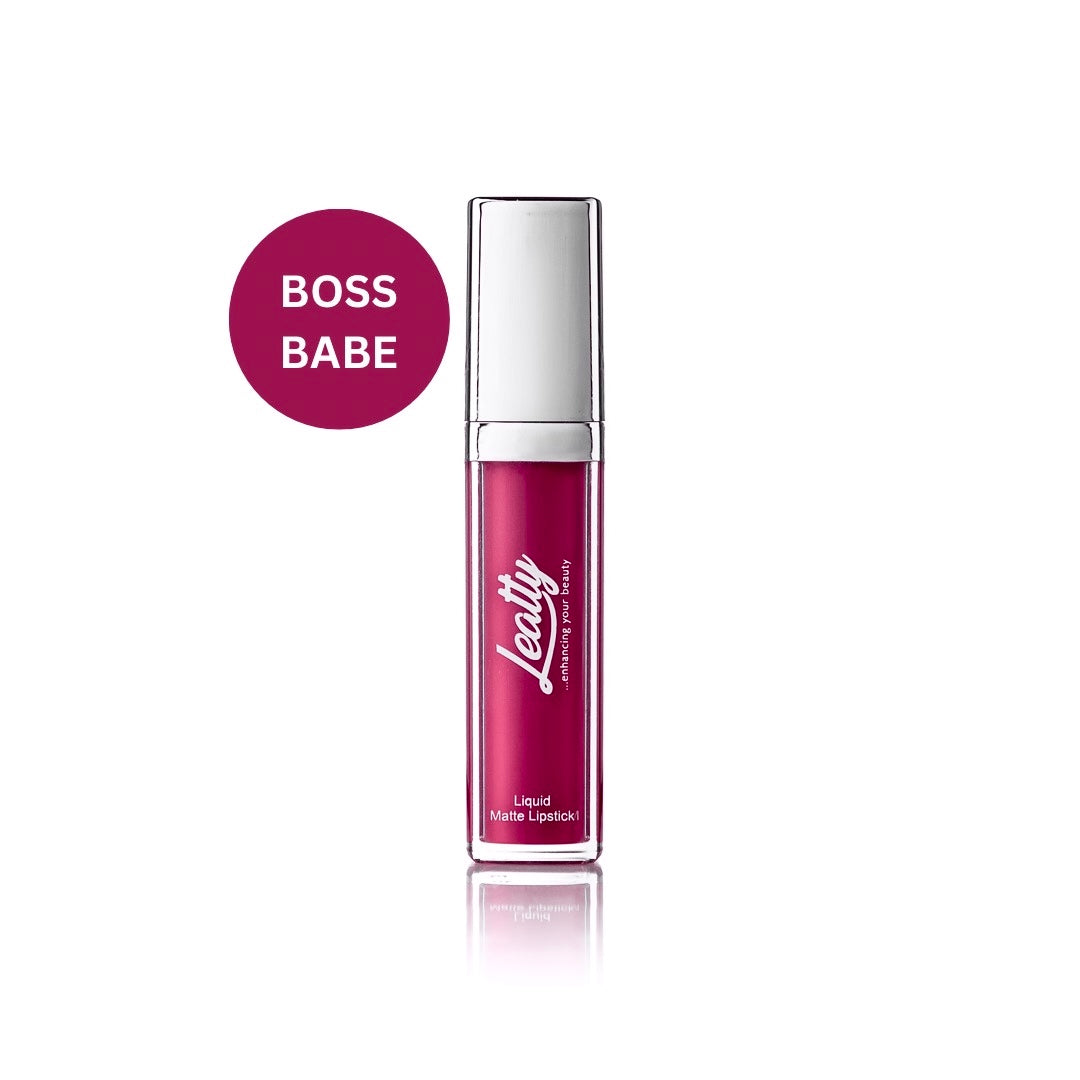 BOSSBABE - Liquid Matte Lipstick | Bold Mulberry for Confident Looks