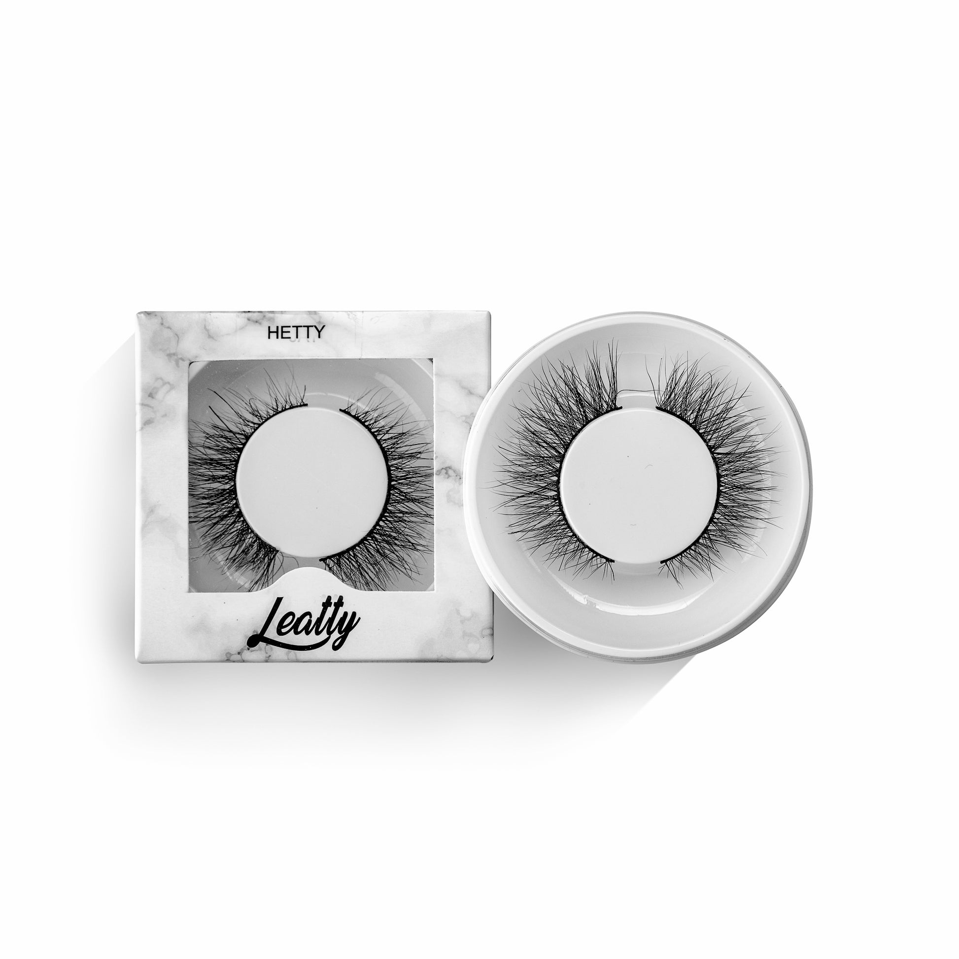HETTY Mink Eyelash by Leatty Beauty - Luxurious, reusable, and lightweight mink lashes for bold, captivating eyes. Cruelty-free and comfortable for all-day wear