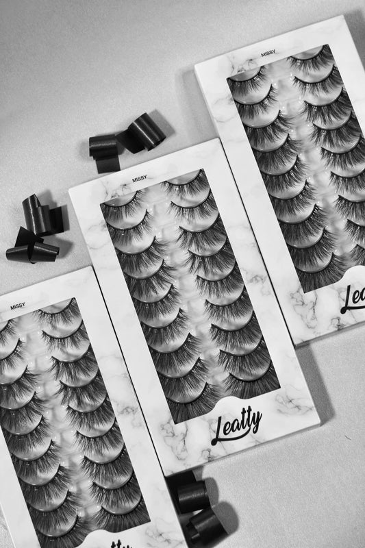 MISSY Human Hair Eyelashes by Leatty Beauty - Soft and Natural Looking